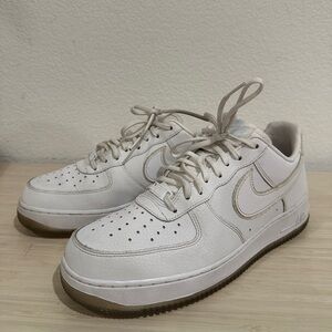 Nike Air Force 1 PRM White Blue‎ Tint 616725-105 Womens Size 10.5